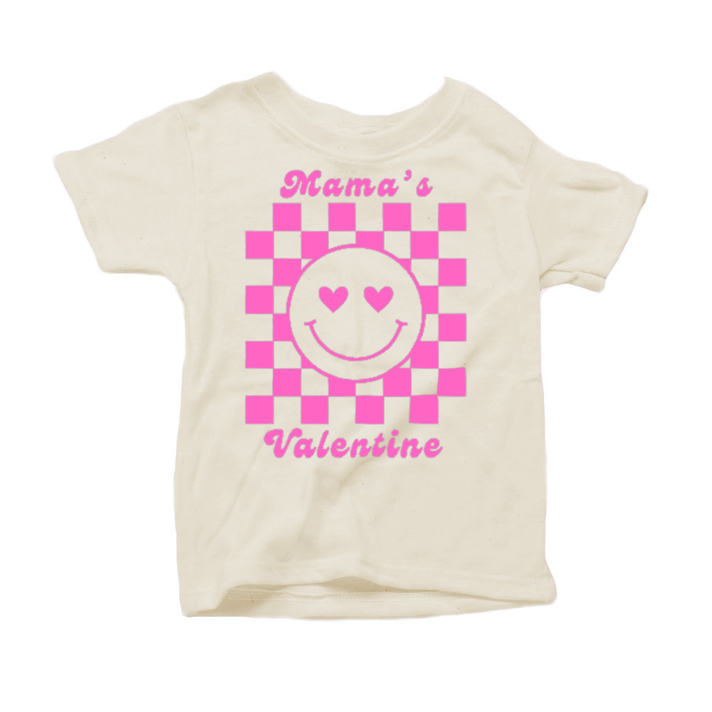 Mama's Valentine Organic Pink Tee