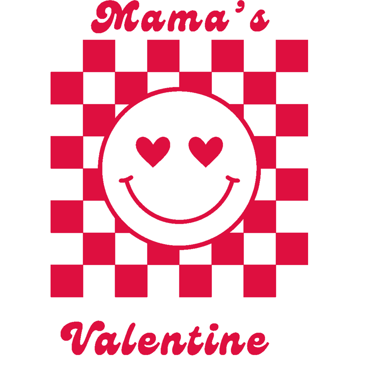 Mama's Valentine Organic Red Onesie