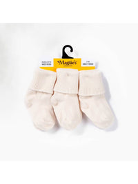 Thumbnail for Maggie's Organic Cotton Socks - Natural - 3 pack