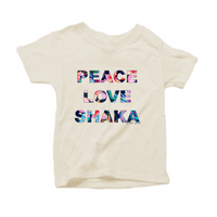 Thumbnail for Peace Love Shaka Tropical Organic Tee
