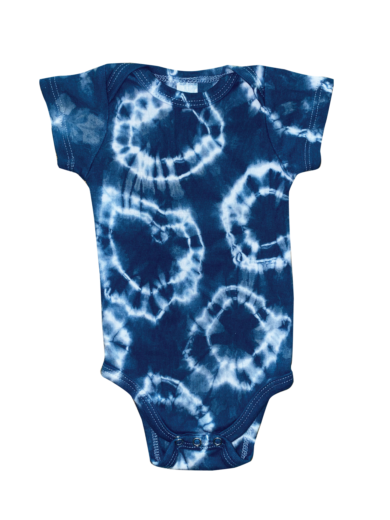 Indigo Onesie - Uniquely Hand-Dyed for Little Adventurers 🌟👶🌊