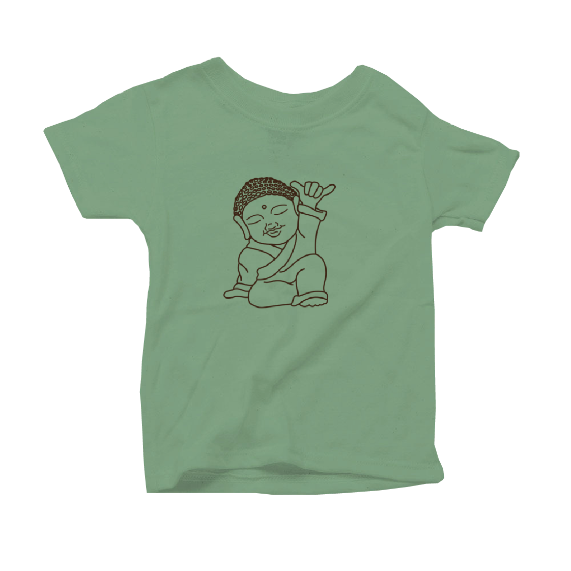 Shaka Buddha Organic Toddler Tee - Where Nature Meets Fashion! 🌿🌟🏄‍♂️