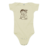 Thumbnail for Shaka Buddha Onesie - Where Tranquility Meets Beachy Playfulness! 🏄♂️🌊🌿
