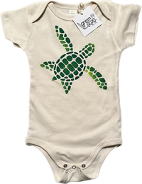 Thumbnail for Hand-Painted Honu Organic Onesie