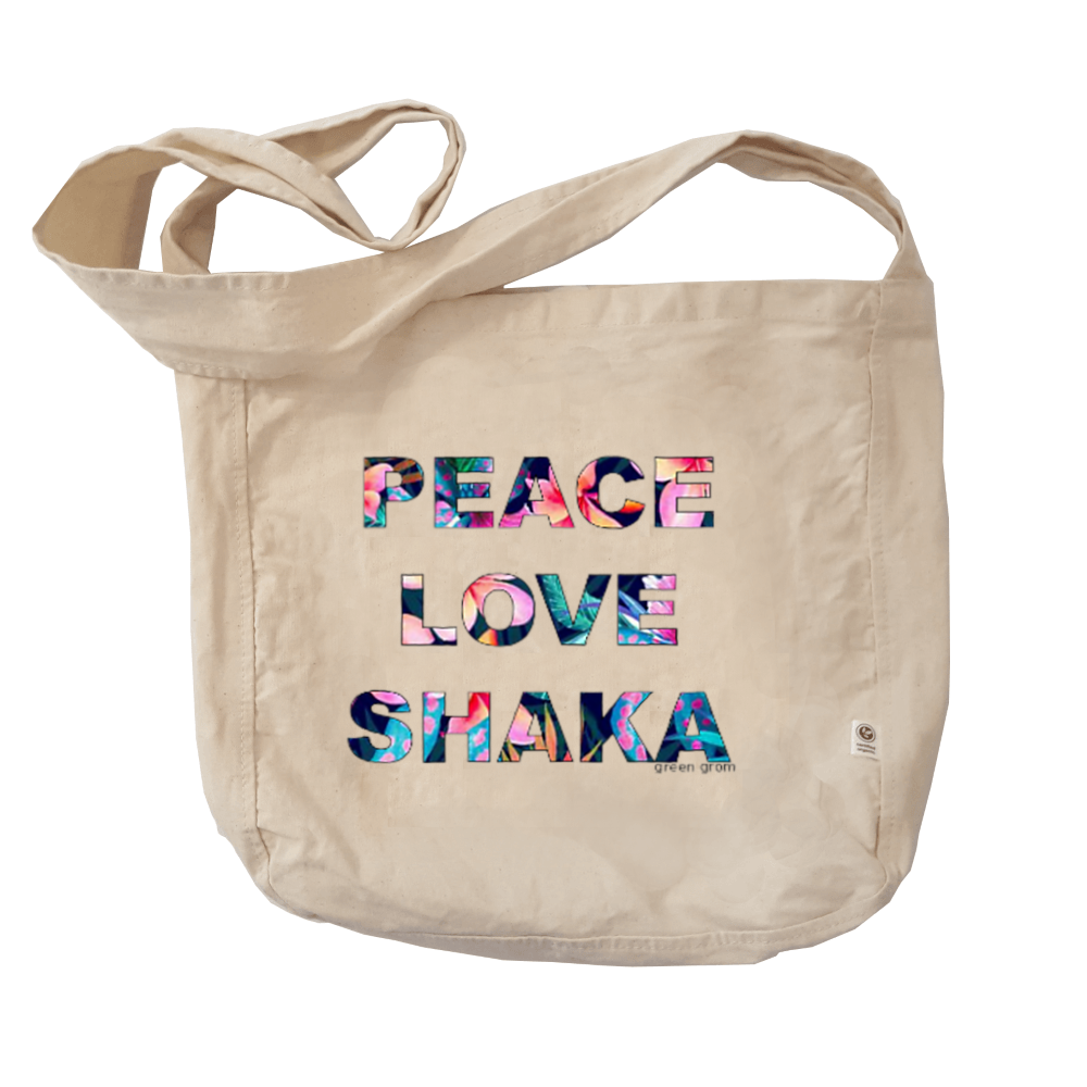 Peace Love Shaka Tote Bag - Eco-Friendly & Stylish Shopping Bag