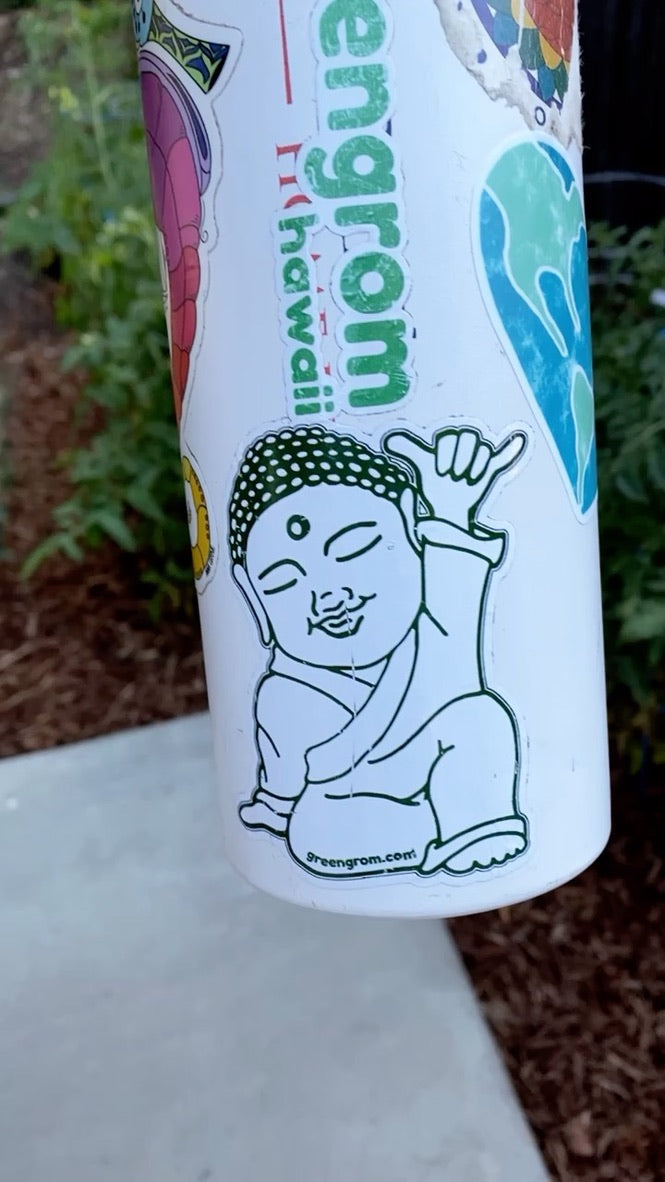 Shaka Buddha Sticker Love