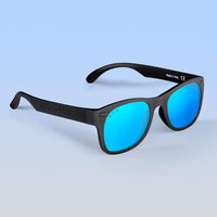 Thumbnail for Wayfarer Black Sunglasses with Blue Polarized Lenses