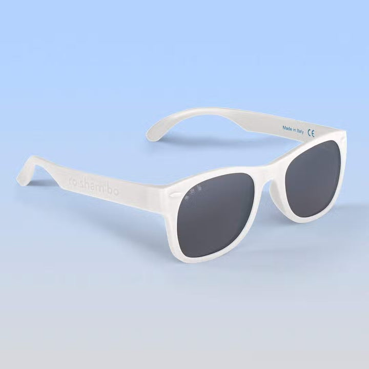 Wayfarer White Sunglasses – Green Grom Clothing & Design